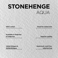 Heavy Watercolor Block, 300Lb, Cold Press, 9 X 12 Inches, White, 10 Sheets