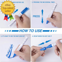 Oil Based Paint Markers for Metal: 8 Colors Oil Based Permanent Paint Pens for M
