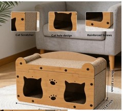 Cardboard cat Scratching House