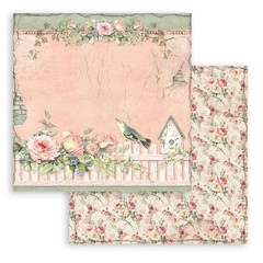 STAMPERIA INTERNATIONAL, KFT PAPER PAD 12X12 10PK HOUSE ROSE, 30.5 x 30.5 (12…