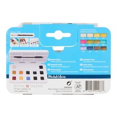 Van Gogh Watercolor Paint Set, Plastic Pocketbox, 12-Half Pan Muted Colors Se…