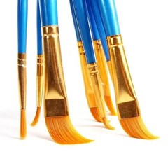 Paint Brush Set 10PCS Nylon Hair Fine Detail Brushes for Acrylic Watercolor Art