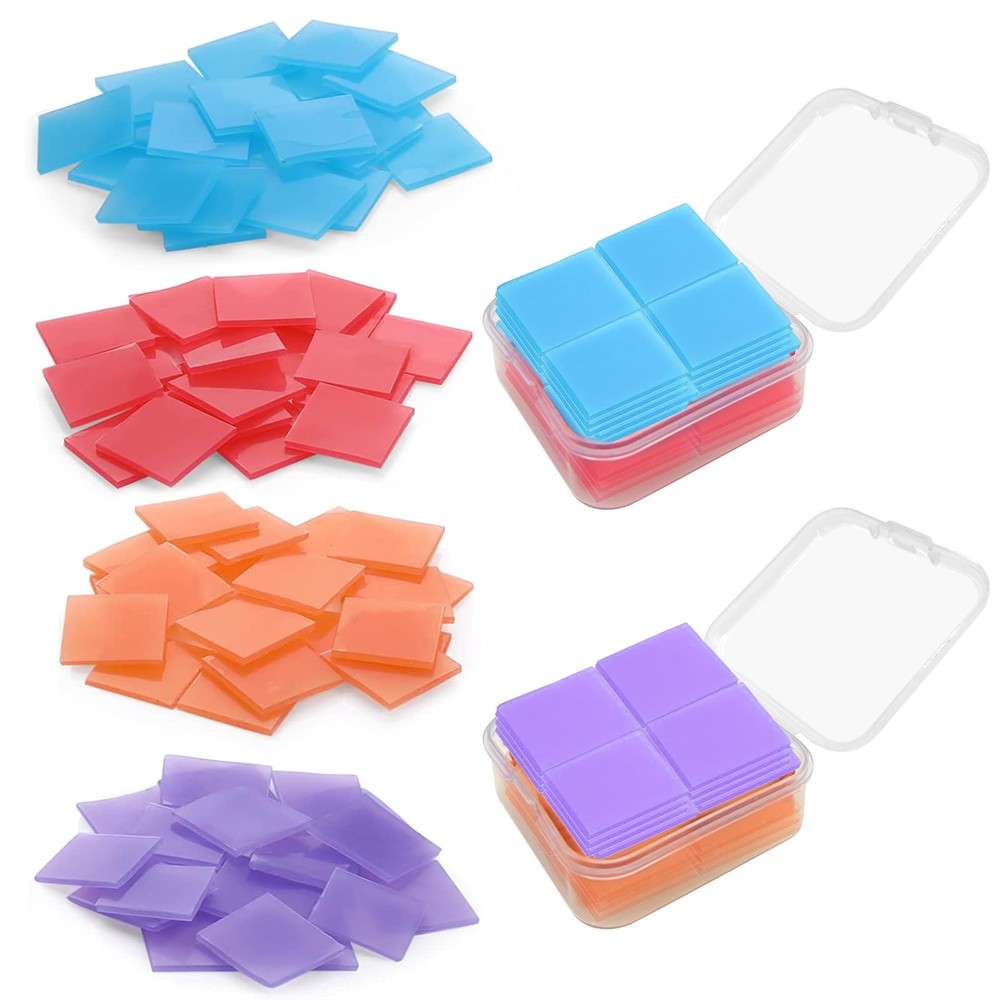 Harewu 80pcs Diamond Painting Glue Clay, Colorful Clay Wax multicoloured
