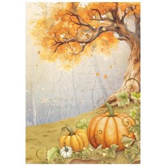 Stamperia Whispering Woods – 8Pc A6 Rice Paper Backgrounds, DFSAK6045