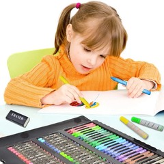 Sunnyglade 185 Pieces Double Sided Trifold Easel Art Set, Drawing Art Box
