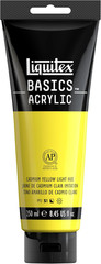 BASICS Acrylic Paint, 250Ml (8.5-Oz) Tube, Cadmium Yellow Light Hue