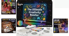 Ultimate Magic LED Drawing Board – 10 Light Modes, Perfect for Kids ages 5-14
