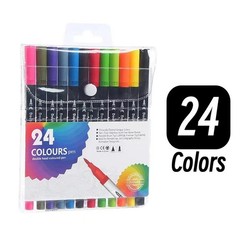 Paint Markers Set of 12 Medium Point Oil-based Art Pens w/Durable Case