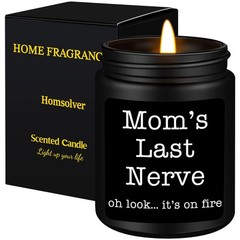 Homsolver Gifts for Mom from Daughter Son, Best Mom’s Last Nerve-Black