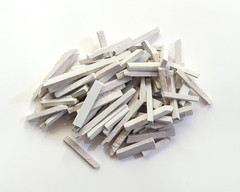 Slate Pencils White Color Natural Chalk 5-9 Mm Thick (250 Grams)