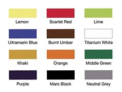 Professional Airbrush Paint, 12x30ml airbrush paint set of Acrylic Paint, Qui…