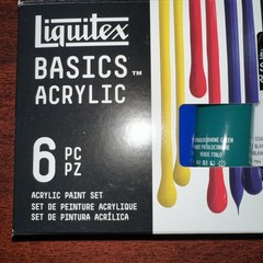 Liquitex BASICS 6 Tube Acrylic Paint Set, 22ml, 0.7 Fl Oz (Pack of 6), Multi