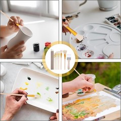 10 Pack Glaze Brushes for Pottery Glaze Brushes, Glaze Brushes for Pottery,5055