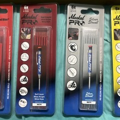 Markal Pro Pro Welding Refills Lot Of 6 30ct Assorted Colors New Sealed Red