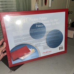 Masterson Sta-Wet Premier Palette & Red Lid 16″ x 12″ 105 Brand New