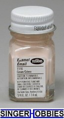 Testors 1116TT Enamel 1/4 oz Cream Paint NEW SEALED TES1116TT HH