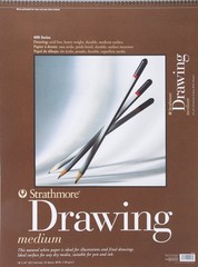 Strathmore 400-8 400 Series Drawing Pad, 18×24, Ivory/Cream, 24 Sheets, Medium