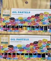 12ct Brilliantly Blendable Colors Oil Pastels Hand Made Modern 2 Packs