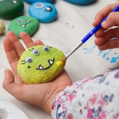 Large Rocks for Painting, 10PCS River Rocks for Painting, 3-4 Inches Flat Smo…