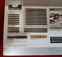 NIB Royal & Langnickel Essentials Sketching Beginners Art Set 66 pcs New/Sealed