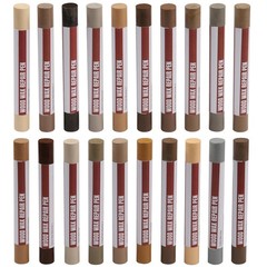 Wood Filler Sticks，20 Colors Wood Repair Wax Crayons Furniture Mark… Fa
