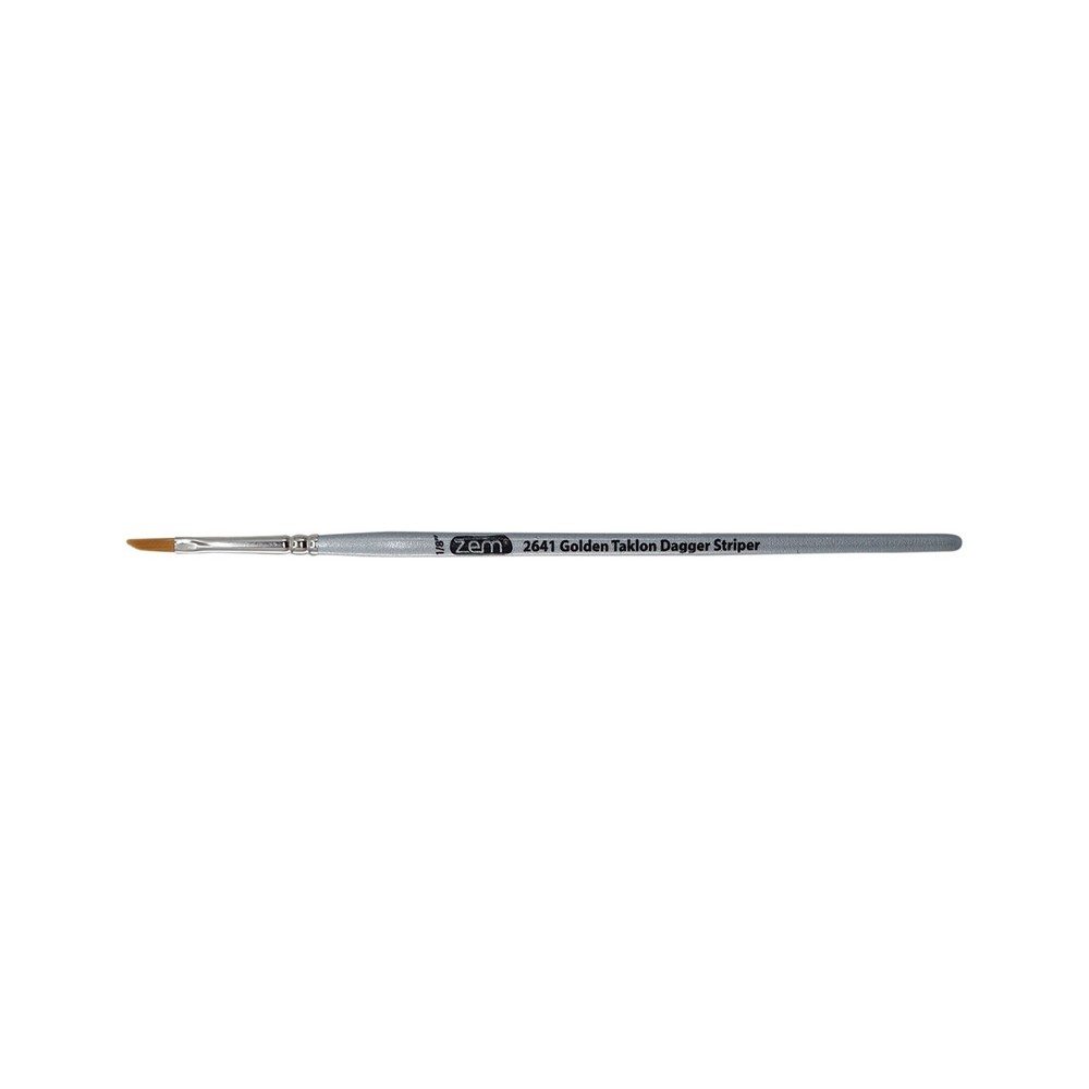 2641 Golden Taklon Synthetic Dagger Striper Artist Brush