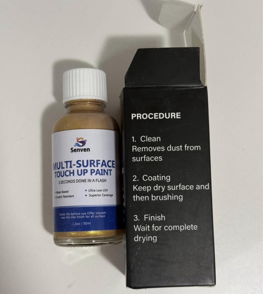 Liquid Gold Leaf Paint High Gloss Multi Surface Rich Gold Paint