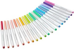 CRAYOLA Pastel- Super Tips Washable Medium Tip Markers – Pack of 20, for School