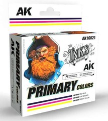 Inks Primary Colors Acrylic Set (3 Colors) 30ml Bottles