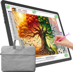 A4 Light Board with Bag for Diamond Painting, Super Bright Magnetic Light Pad…