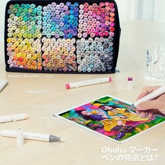 Ohuhu ProfessionI llustration Marker pen 320 Colors Brush and fine type Honolulu