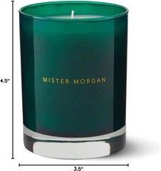 Niven Morgan Holiday Frosted Pine Candle Green