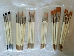 29 KERRY GOLD PAINT BRUSHES NEW 6 PACKS SERIES 1200 1075 1100 1050 1300 50