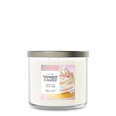 Yankee Candle Vanilla Cupcake, Scented Candle, 14.5 Oz, Cupcake