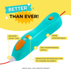 Start+ Essentials 3D Pen Set for Kids, Easy to Use, Learn from Home Art Activity