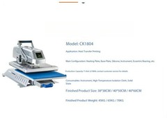 Manual High-pressure Head-shaking Heat Transfer Painting Machine 40*50cm