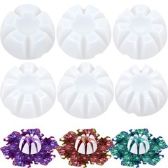 6 Pieces Flower Pour Cup for Paint Pouring 6/7/8/9/10 Slot Acrylic Paint Tools S
