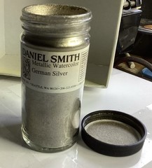 Daniel Smith Metallic Watercolor German Silver Powder 4Oz Bottle, New Old Stock