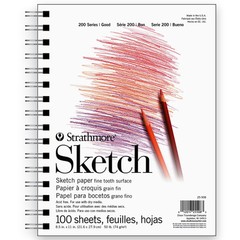 Strathmore 200 Series 8.5×11 Sketch Pad 100 Sheets Perfect for Young Artists