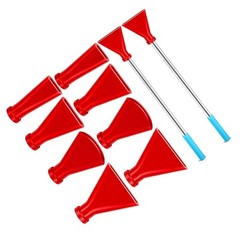 Silicone Tipped Steel Straws And Multi Size Nozzles For Acrylic Pouring Art