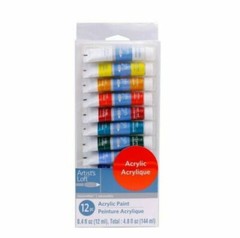 Artist’s Loft 12 pc Acrylic Paint set 0.4 fl. oz. each total 4.8 oz.