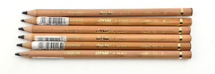 Conté à Paris Carbone Pencil Lot – 6 Pencils, Assorted Grades MADE IN FRANCE