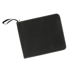 US Art Supply® Canvas Zippered Pencil Wrap & Holder Holds 30 Pencils