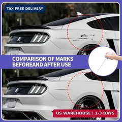 Oxford White(YZ/Z1/M6887) Touch up Paint Compatible with Ford, Premium Car Scrat