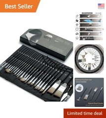 Complete Artist Paint Brush Set – 24 High-Quality Tools for Every Technique