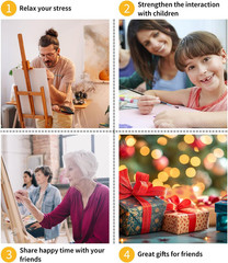 Paint by Numbers Kit for Adults, Jesus Paint by Numbers Kit for Adults Beginners