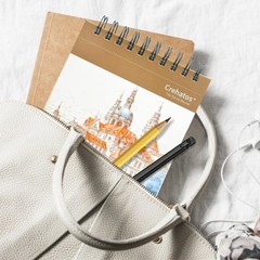 5.5″ x 8.5″ Small Sketch Book, Top Spiral Bound Sketch Pad, 100 Sheets Each 6…