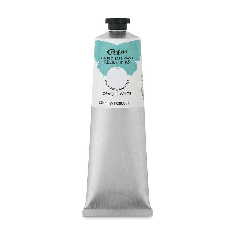 Opaque White Ink 150ml Bottle OilBased Printmaking Ink For Art Craft