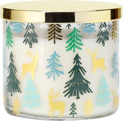 Christmas Candle, Pine Scented Tree Large, Green