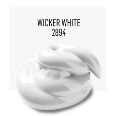 Plaid 2894 UV Resistant FolkArt Satin Wicker White Hobby Paint 2 oz. (Pack of 3)